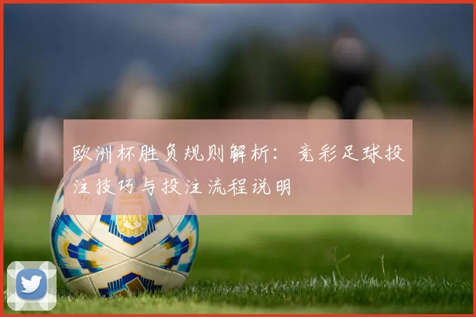 欧洲杯胜负规则解析：竞彩足球投注技巧与投注流程说明