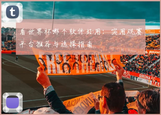 看世界杯哪个软件好用:实用观赛平台推荐与选择指南