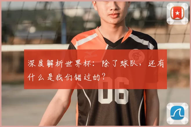 深度解析世界杯：除了球队，还有什么是我们错过的？